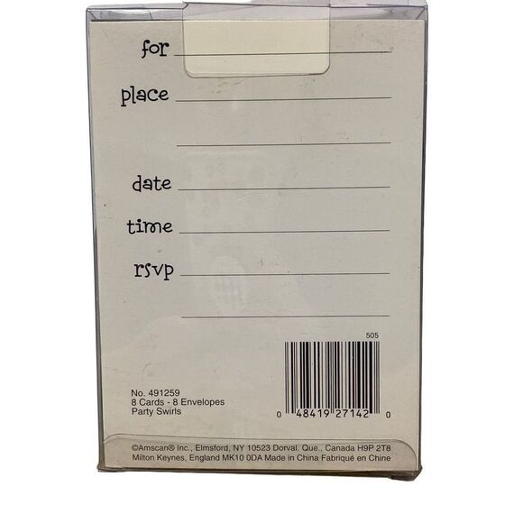 Razzle Dazzles Party Invitations 15 Count - Picture 5 of 5